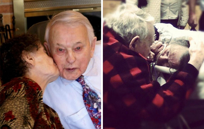 He Sang To Her Every Night Before Bed. Moments Before She Passed On, He Did The Same. 70 Years Of True Love
