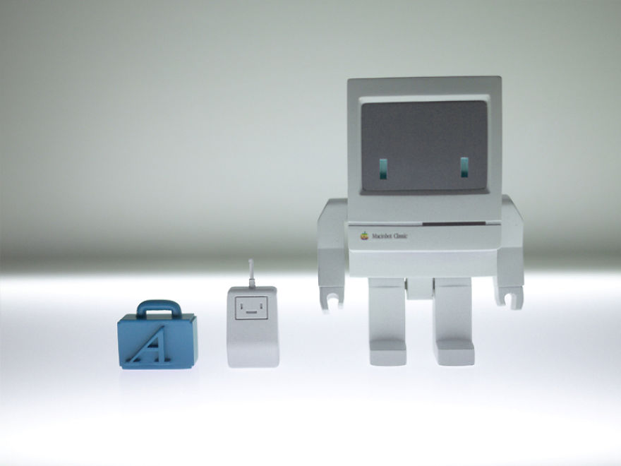 I Created A Designer Toy That Mac Fans Will Love. Introducing Macinbot Classic