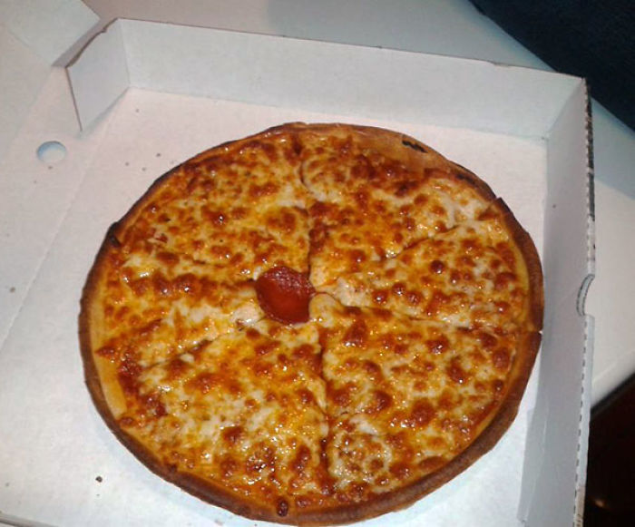 Ordered A Pepperoni Pizza, Got A Pepperoni, With A Pizza