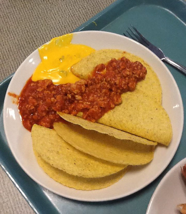 I Ordered Four Tacos At My University Dining Hall. This Is How They Were Given To Me