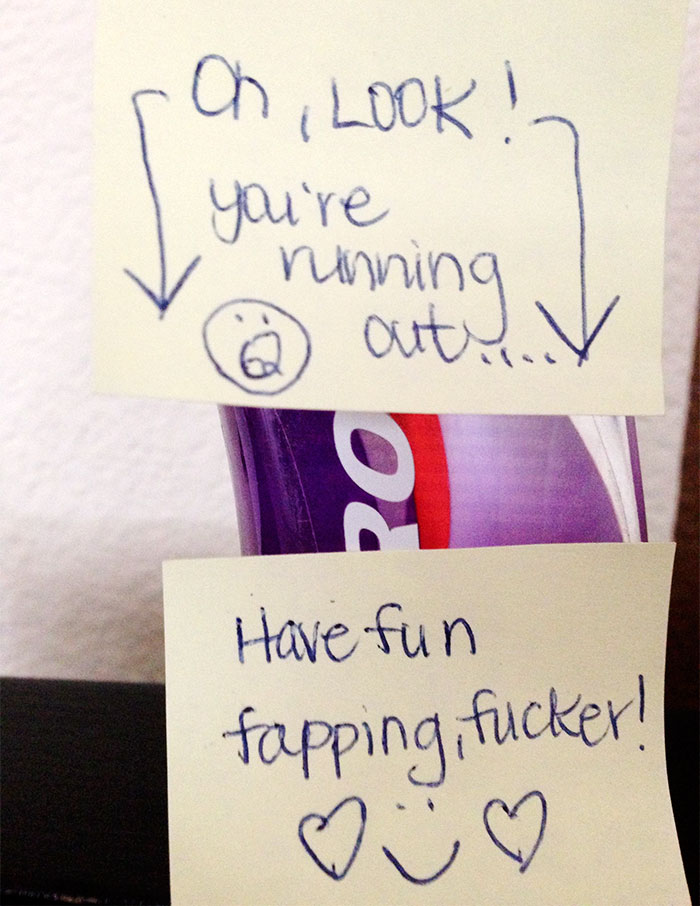 My Girlfriend Likes To Leave Me Love Notes. She's Quite Observant