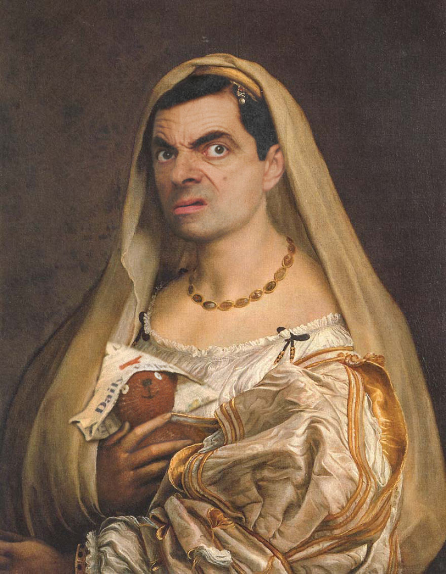 Mr Bean Photoshop