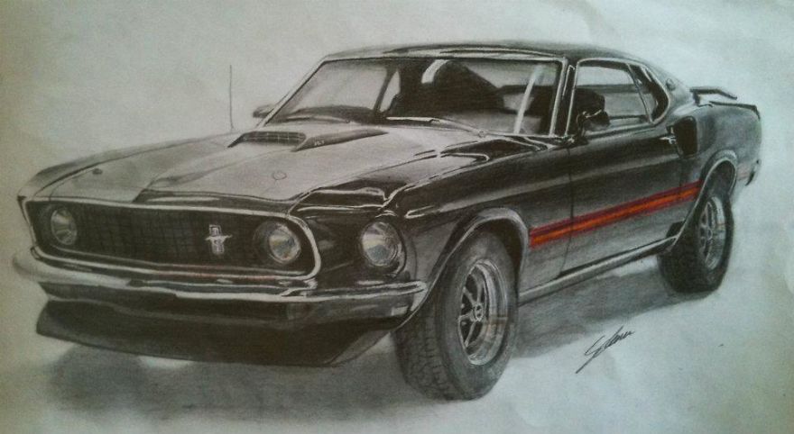 I Draw Realistic Cars As A Hobby I Draw Realistic Cars As A Hobby