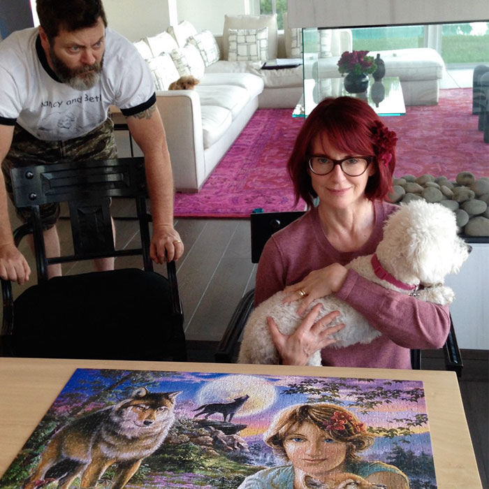 21 Times Nick Offerman And Megan Mullaly Fit Together Like 2 Pieces Of A Puzzle