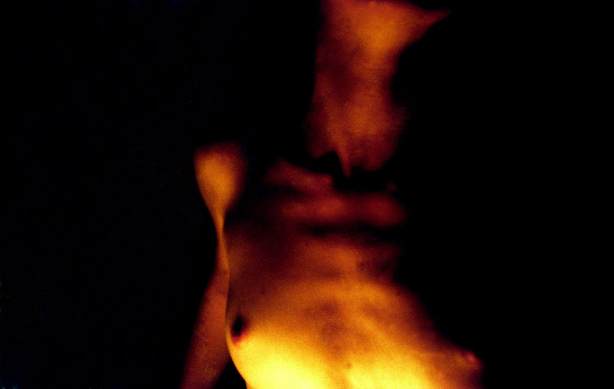 I Use One Candle To Light The Female Nude Form, Then Photographed It
