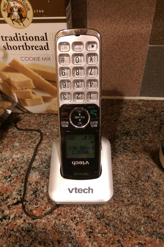 Just Got My Grandma Her First Cordless Phone. Baby Steps
