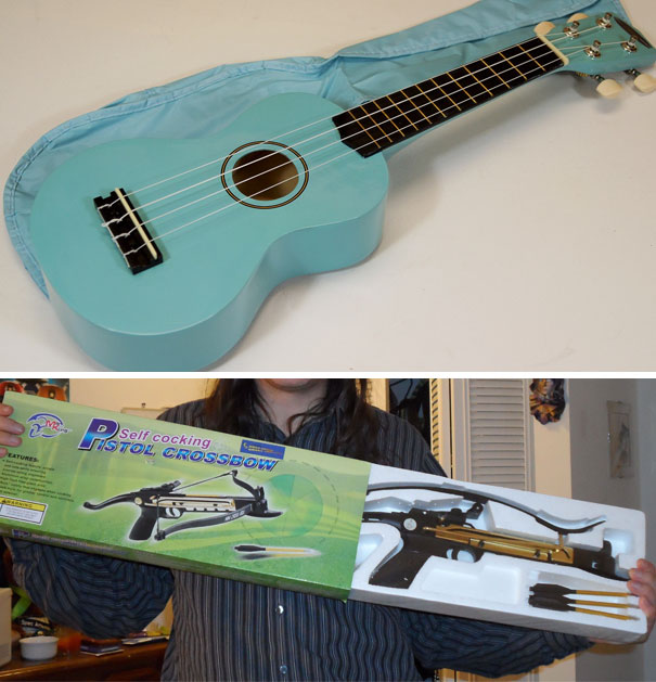 I Ordered A Powder Blue Ukulele For A 3-Year-Old For Christmas. I Don't Think They Got My Order Right