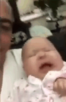 Baby Sees Herself On Selfie Cam For The First Time