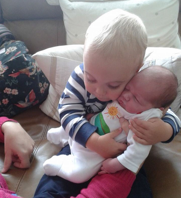 My Little Cousin Met His New Sister For The First Time Yesterday