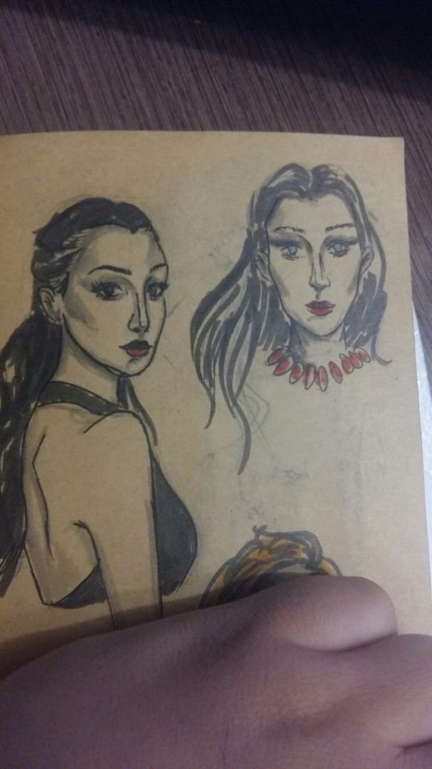 These Are My Favorite Drawings From Sketchbook And From Art School