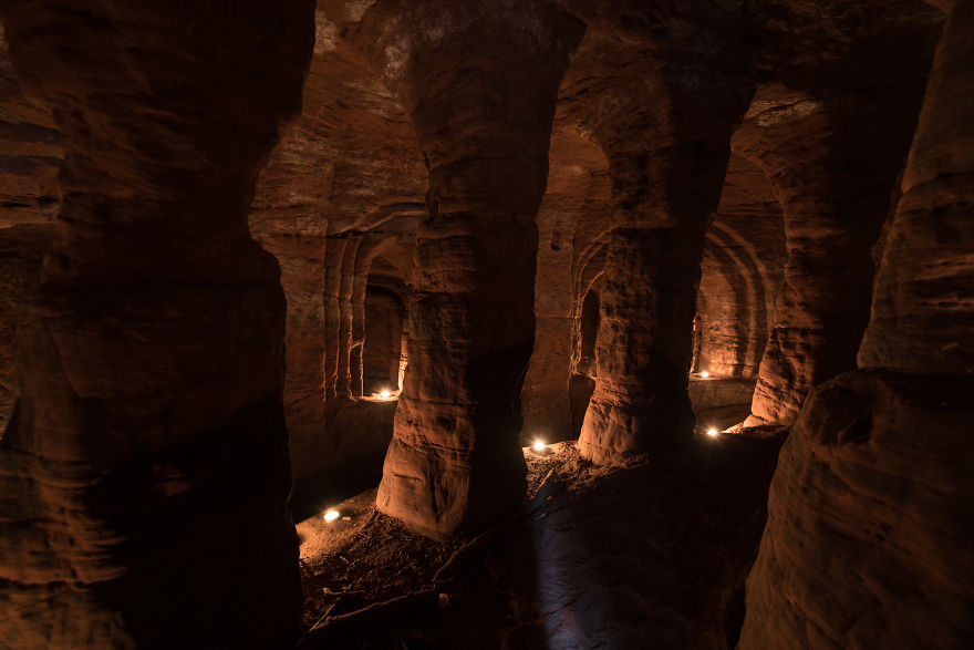 Rabbit Hole Leads To A Secret 700-Year-Old Cave Network Built By Knights Templar