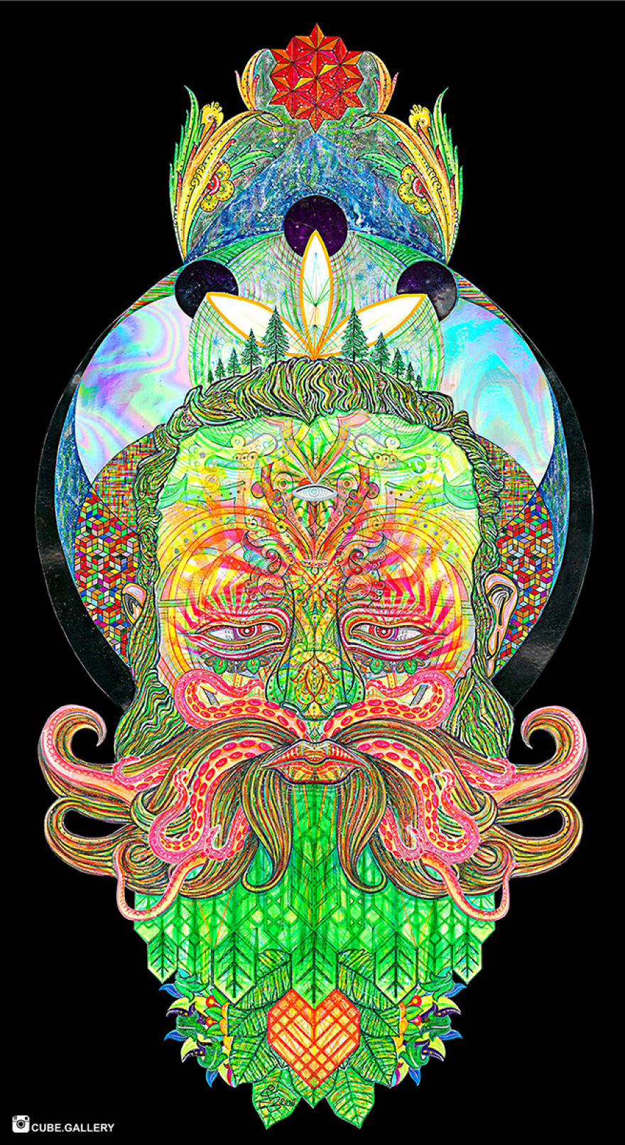 Some Hand Drawn Artworks Of Sina Irannejad.