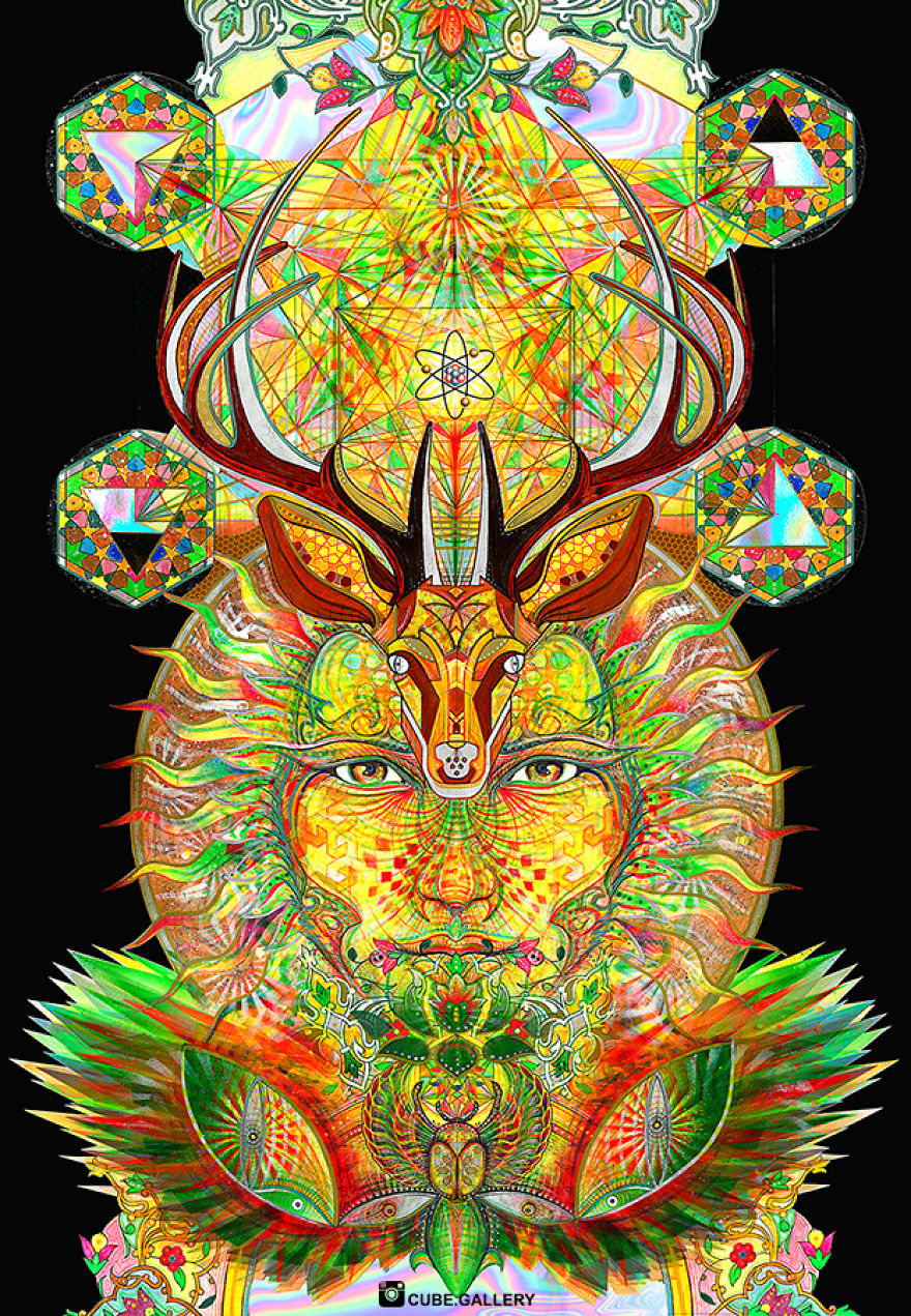 Some Hand Drawn Artworks Of Sina Irannejad.