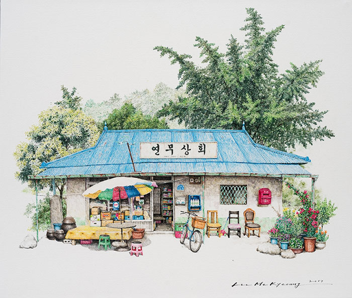 South Korean Store Drawings
