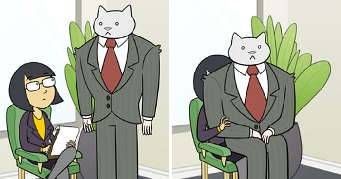 Your Boss Was Cat | Bored Panda