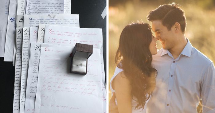 Man Spends 3 Years Proposing To His Girlfriend Via Love Letters, She Never Notices It Until One Day