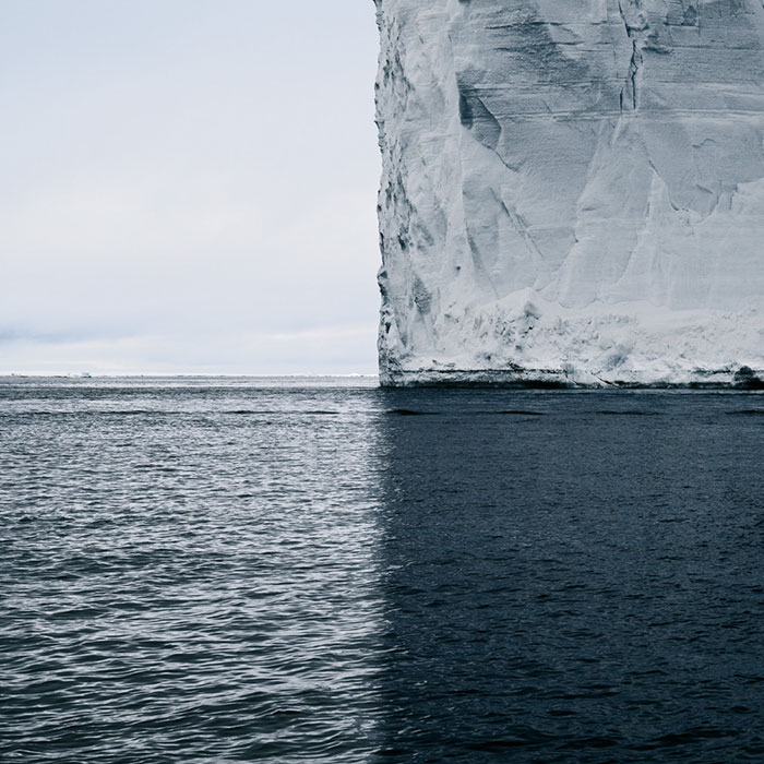 Antártida, 4 sombras de azul