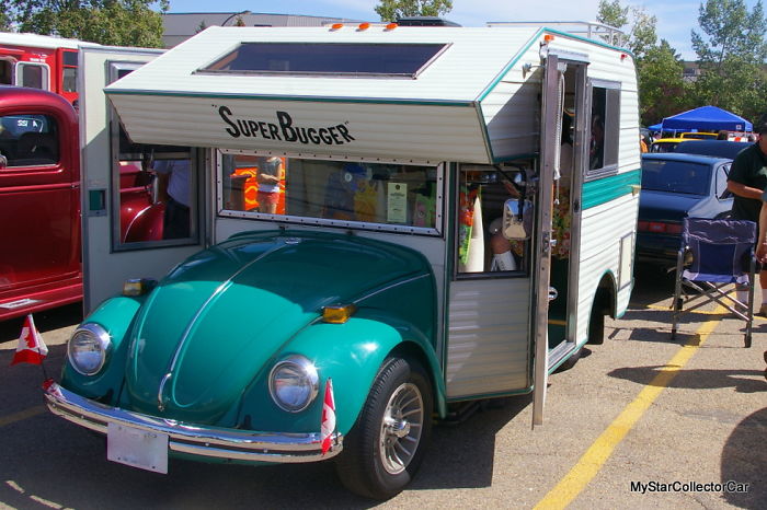 Rare 1970s Volkswagen Beetles Converted Into Mobile Homes, A.K.A. "Bug Campers"