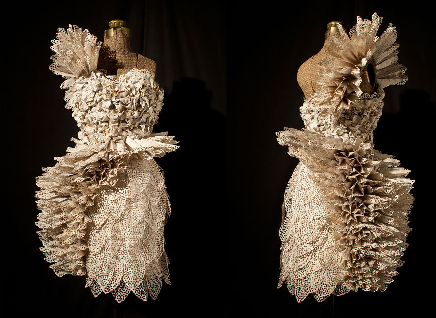 A Novel Idea: Artist Creates Dresses Out Of Romance Novels