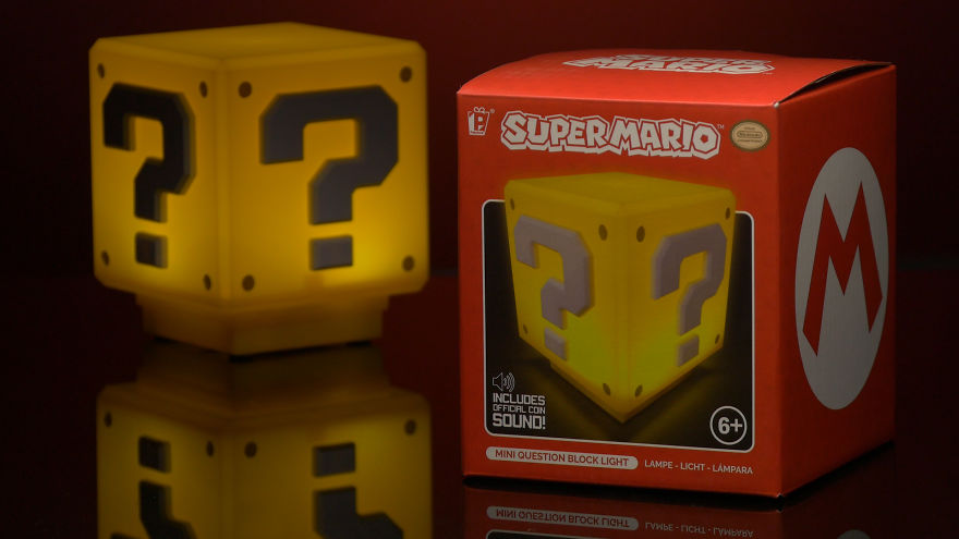 1-Up Your Game With The Super Mario Question Block Light
