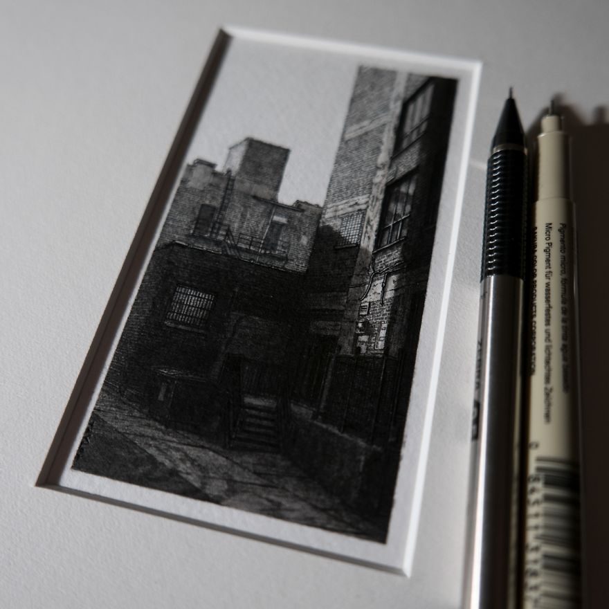 I Found Tiny Architectural Drawings That Pack Loads Of Detail.
