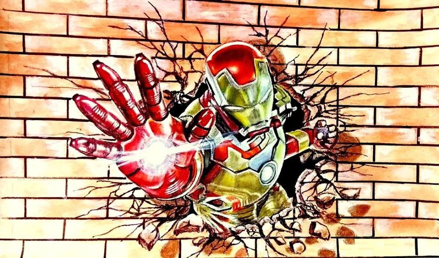 Hyperrealistic 3d Iron Man Made By Me