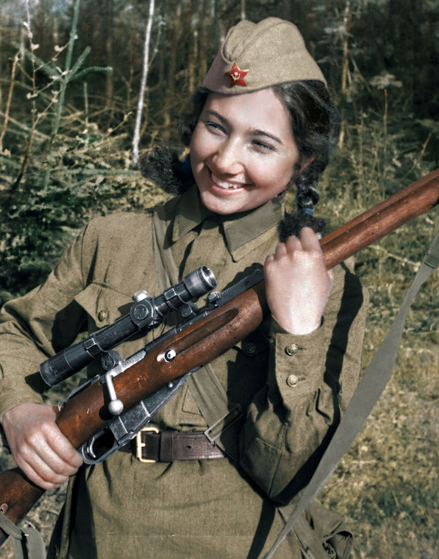 16soviet-mujer-francotiradores-coloreadas-fotos-16