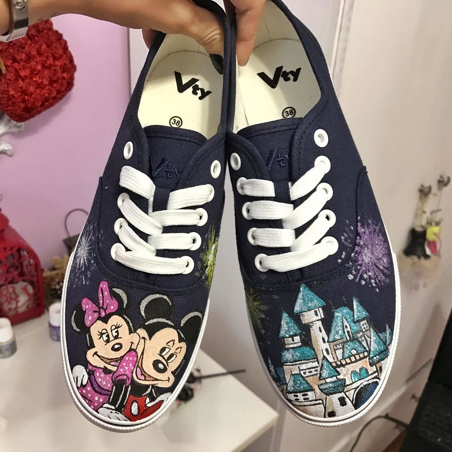 Painting On Some Sneakers