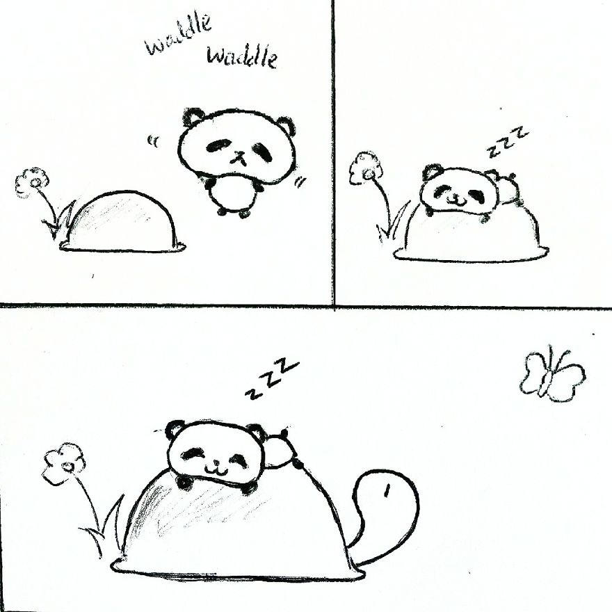 I Started A Project Called Panda Doodlez! My Goal Is To Spread Happiness And Warm Fuzzies By Drawing Cute, Short Comics Starring The Life Of A Cartoon Panda! 🐼 I Started A Project Called Panda Doodlez! My Goal Is To Spread Happiness And Warm Fuzzies By Drawing Cute, Short Comics Starring The Life Of A Cartoon Panda! 🐼