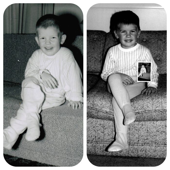 Father (steve Havener) Age 3 In 1962; Son (jon Havener) Age 3 In 1992