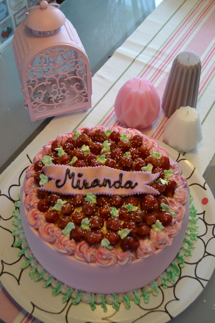 A Christening Cake I Made For A Little Girl Named Miranda
