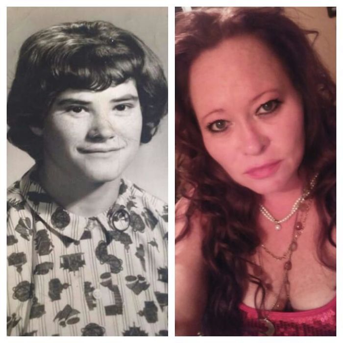 My Mom (b&w) And Me ... Roughly The Same Age