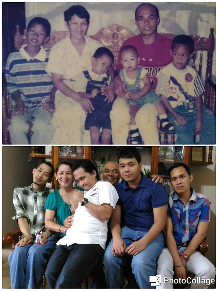 My Husband's Family Then And Now. 😂😁