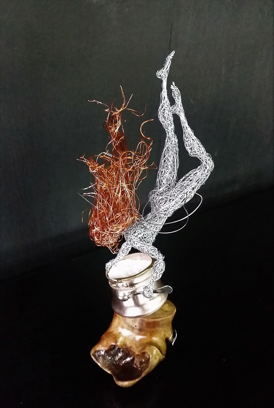 Unique Wire Fairy Sculptures And Some Magic
