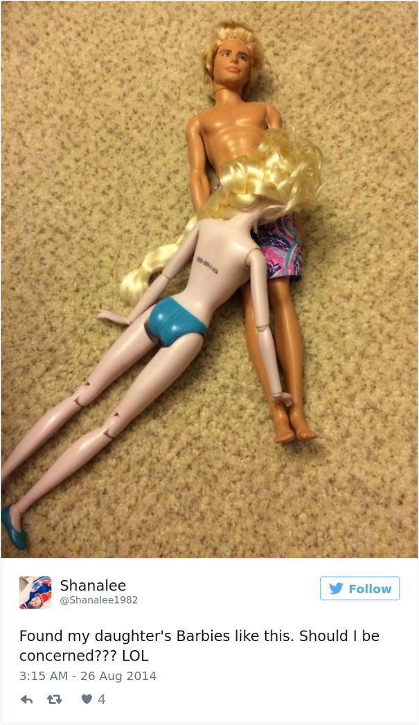 Found My Daughter's Barbies Like This