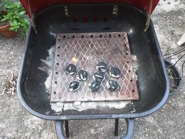 I Was Running Late, So I Asked My Wife To Get The Grill Going. I Came Home To This