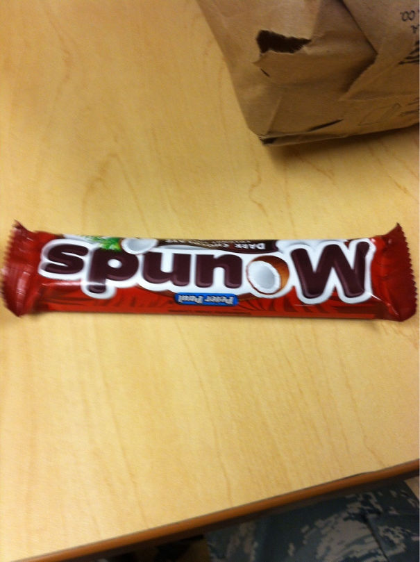 Wife Asked Me To Get Her A Mounds Bar At The Store. I Spent 5 Minutes Looking Because I Only Saw Spunow Bars