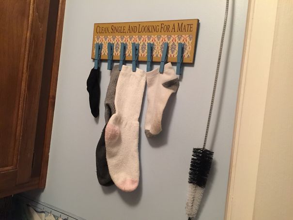 My Mom Has This Hanging Above The Dryer In Her Laundry Room