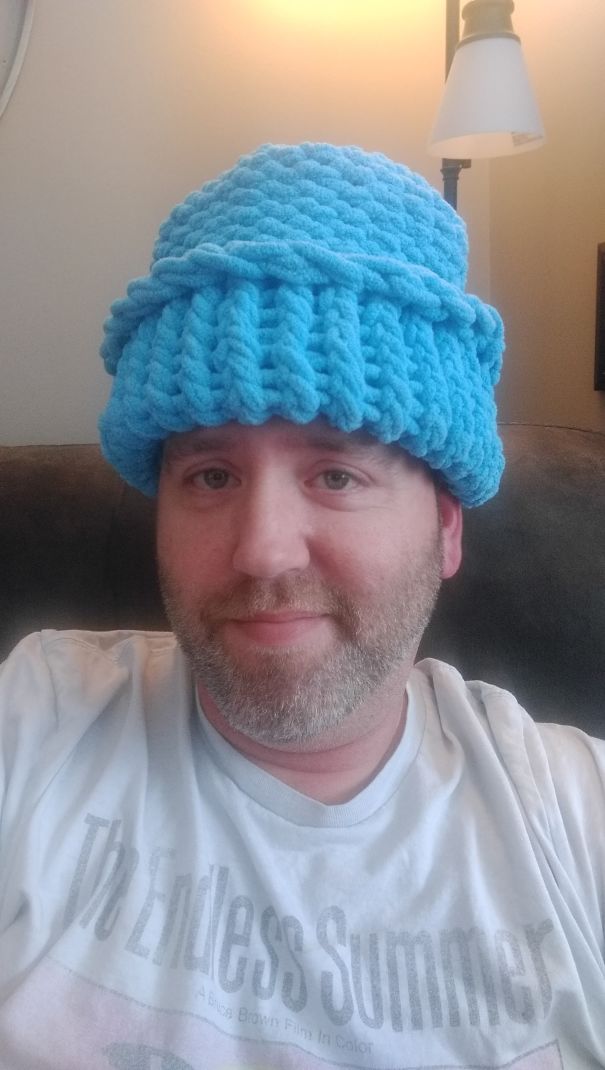 I'm Almost 40. My Mom Knitted This For Me For Christmas