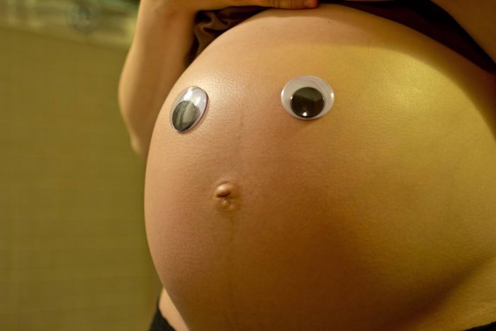 Put Some Googly Eyes On My Pregnant Wife's Belly