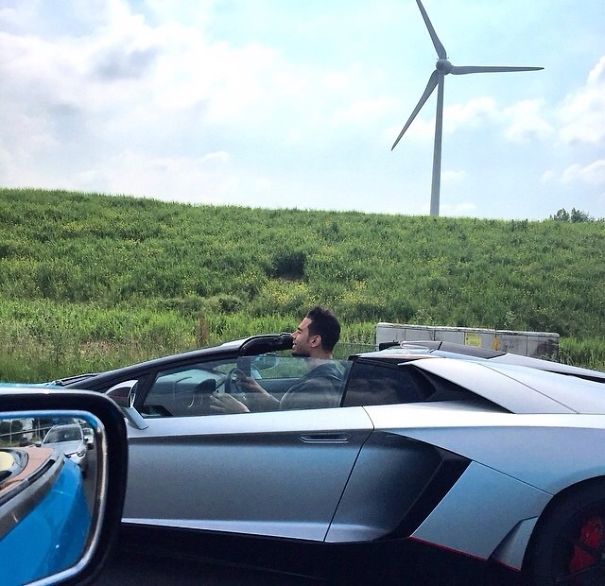 When You're 6'10 And Want To Drive Your Aventador