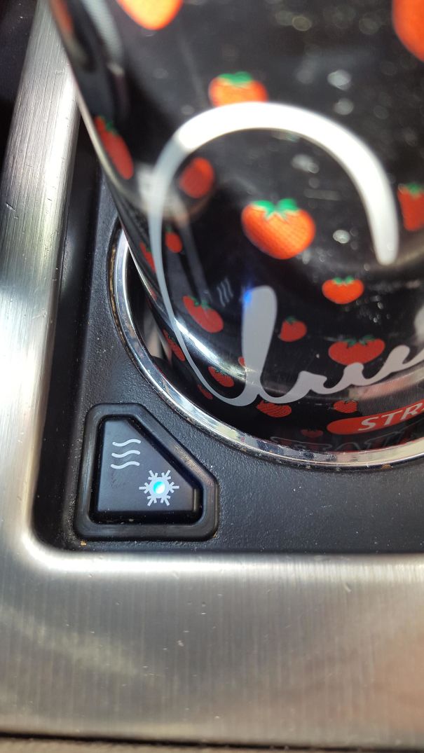 My Dad's New Car Has Cooled/Heated Cup Holders