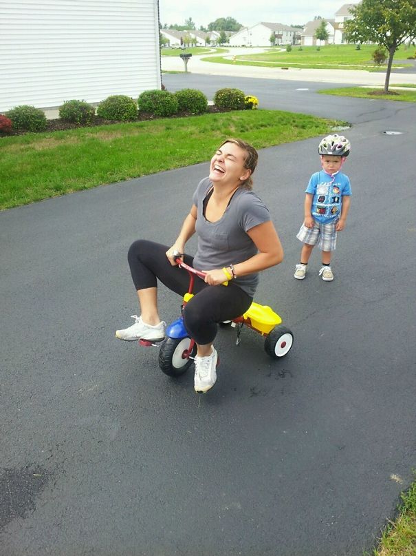 My Sister And Nephew-She Could Be Mom Of The Year (His Face Is Priceless)