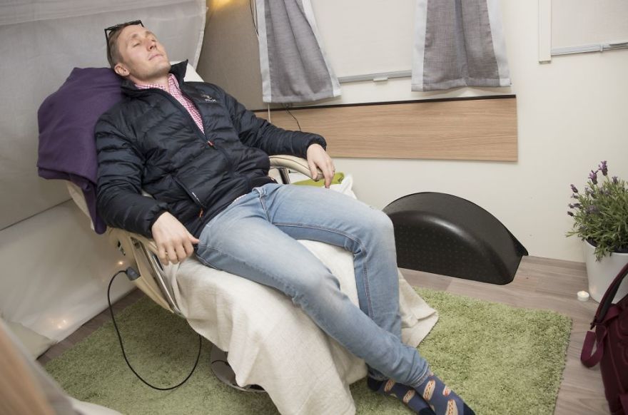 The First Human Charger In The World Comes To The Rescue Of Stressed Employees