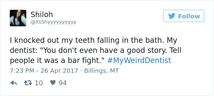 My Weird Dentist Tweets