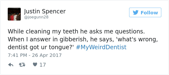 My Weird Dentist Tweets