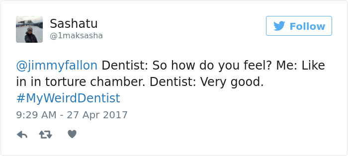 Funny-my-weird-dentist-tweets-jimmy-fallon