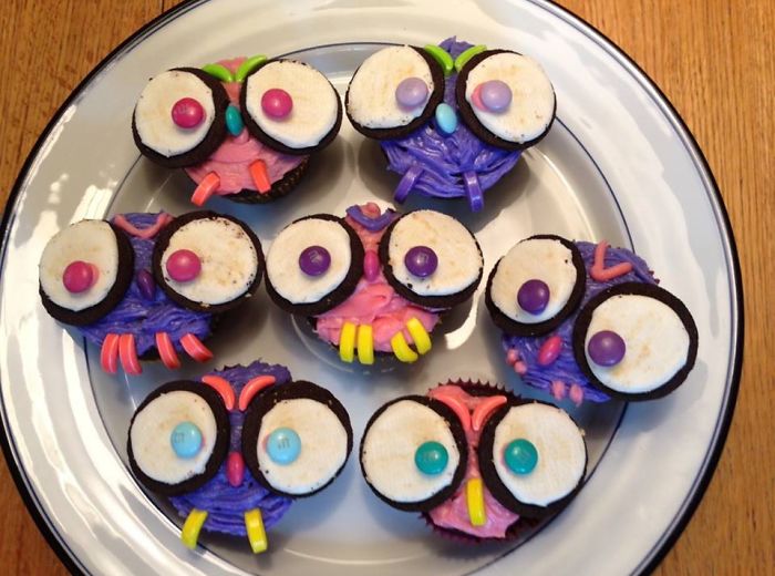 Owl Cupcakes For My 13th Birthday