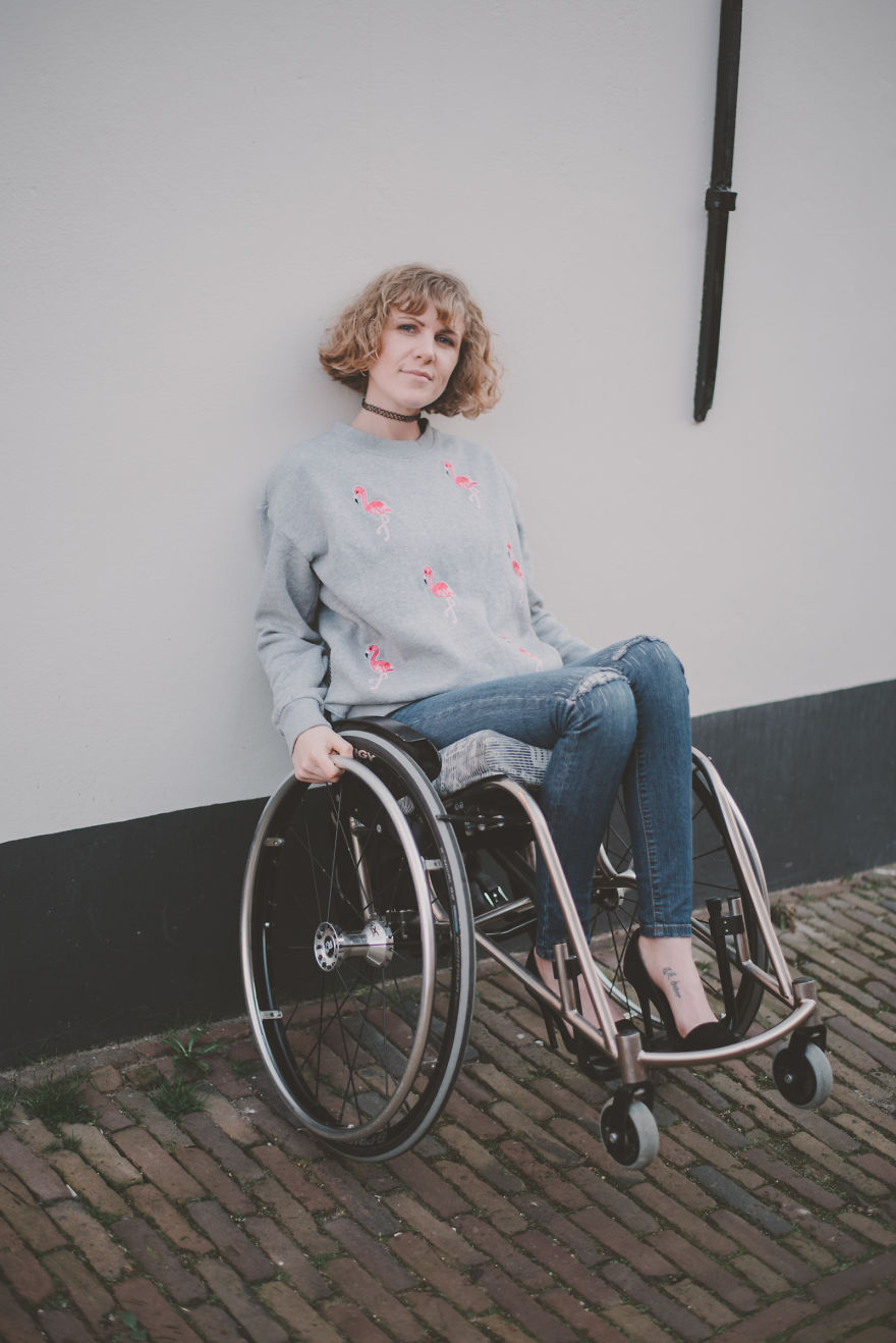 A Fashion Shoot With Two Disabled Models!