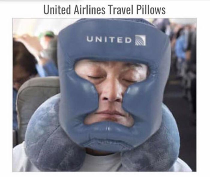 United Airlines Travel Pillows